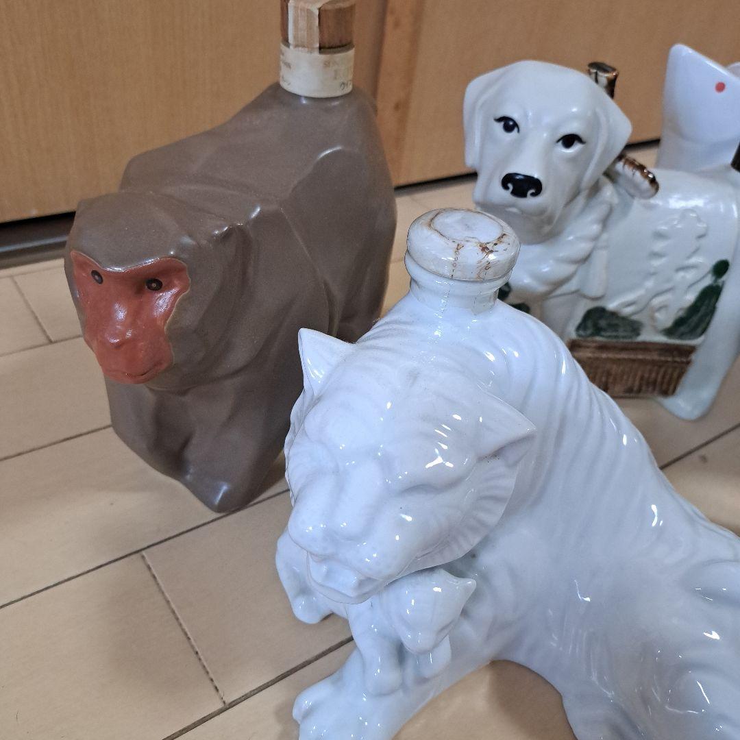 ニッカ ウイスキー 動物型ボトルセット 750ml/サントリーロイヤル5本