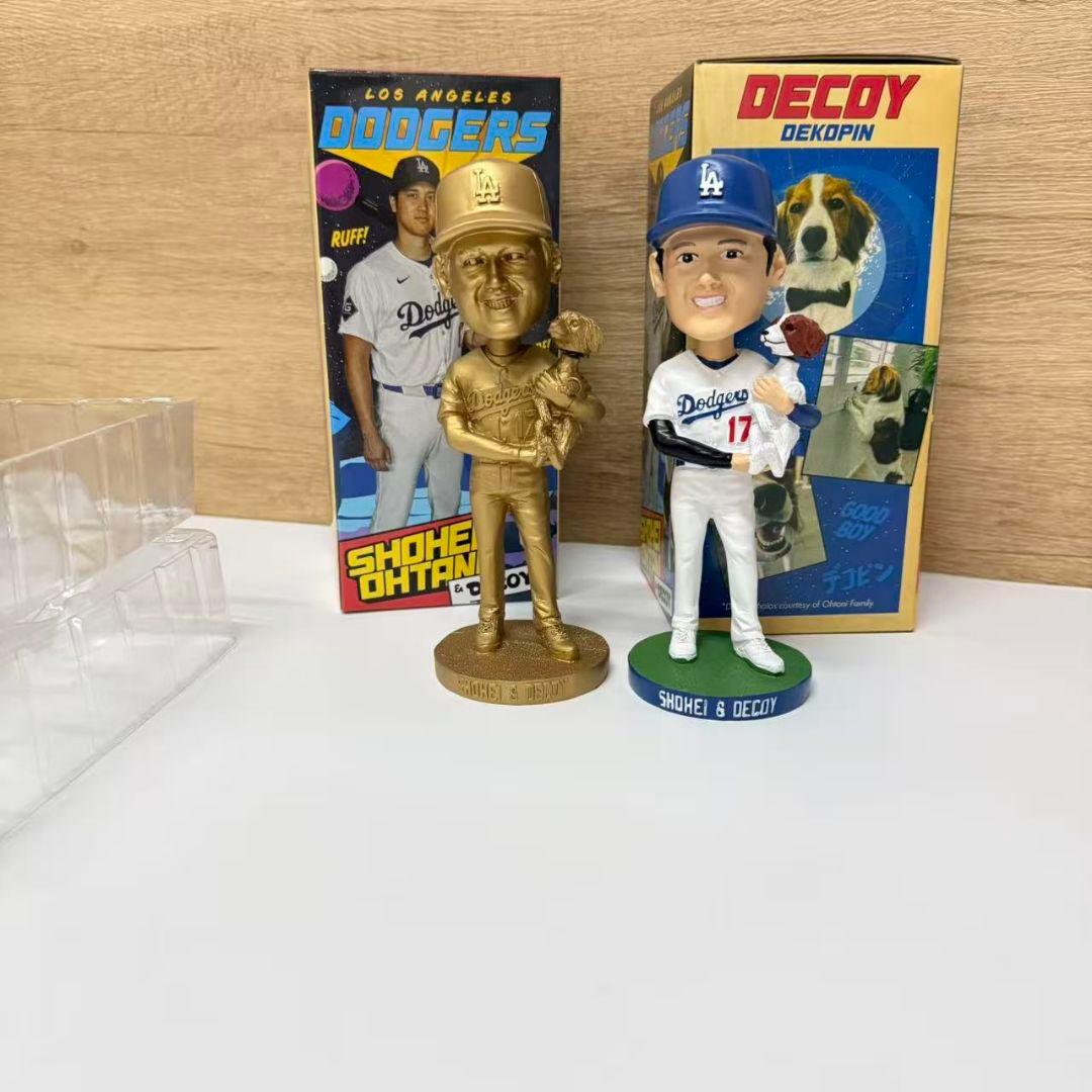金色 大谷翔平 デコピン バブルヘッド +大谷翔平 デコピン ボブルヘッド
