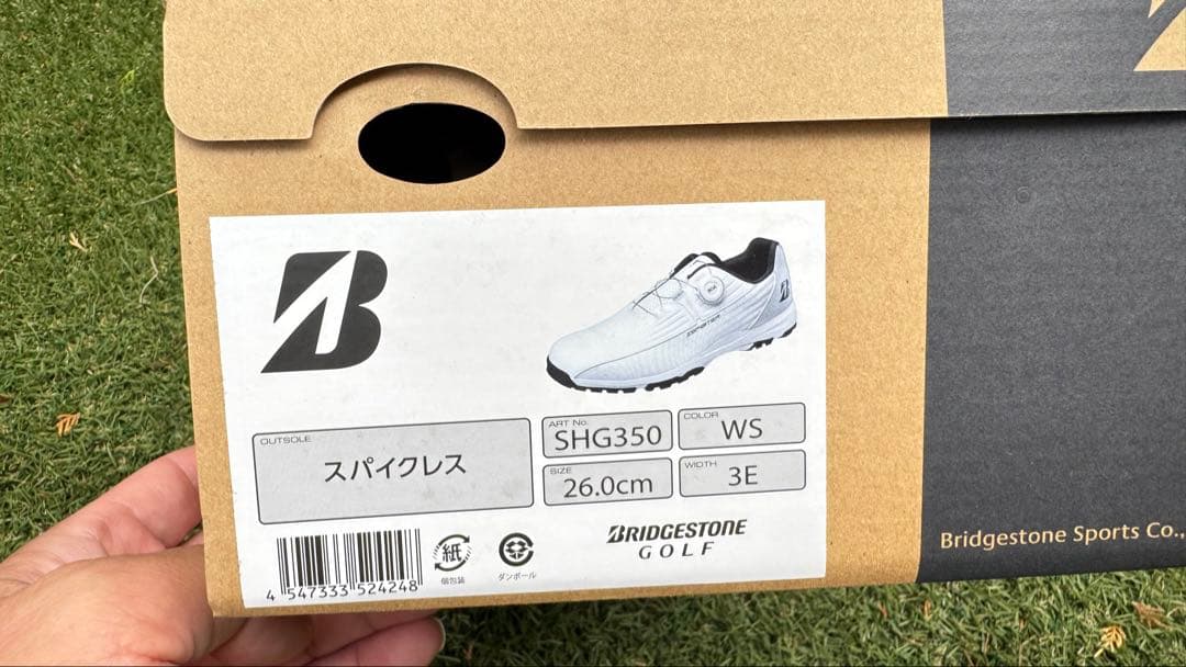 BRIDGESTONE ゴルフシューズ SHG350 26.0cm