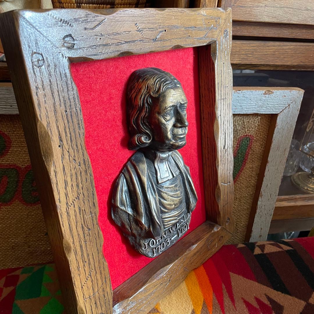 貴重！60’s～70'sアメリカアンティーク　JHON WESLEY壁掛けUSA