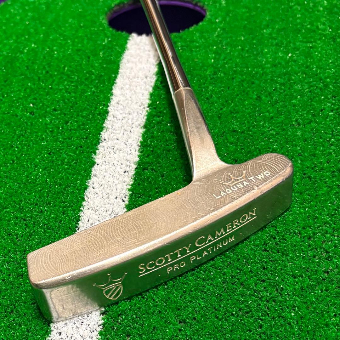 スコッティキャメロン プロプラチナム ラグーナ2 パター USA製 純正グリップ