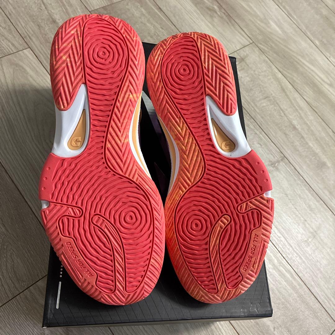 バスケットボールシューズ 紫/オレンジ US 9.5