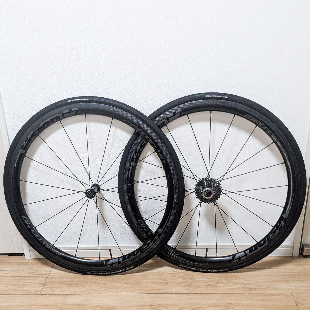 vision metron 40 カーボンホイール チューブラー 前後セット