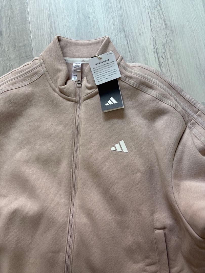 新品Lサイズ　ベージュ　長袖トレーナー裏起毛スカート セットアップ ゴルフウェア