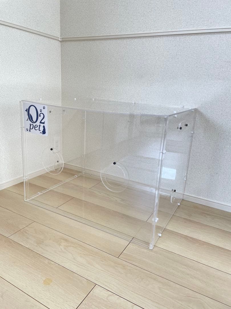 O2ペット　オーツーチャージ　ペット用酸素室　ケージ