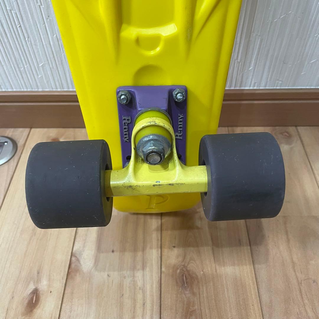 ペニースケートボード イエローxパープル　22インチ