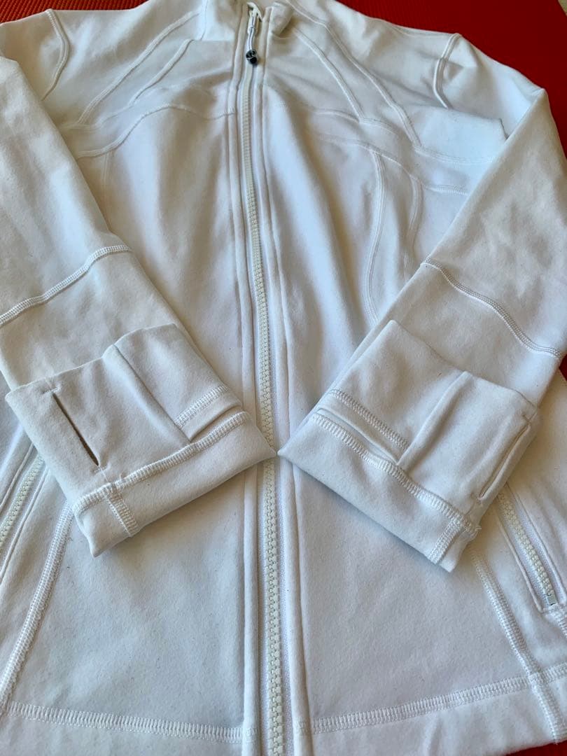 lululemon DefineジャケットM白Nuluホワイトピラティスヨガ