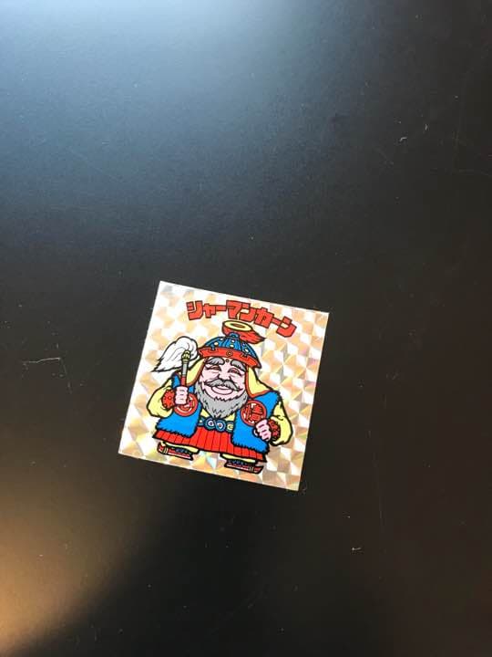 旧ビックリマン シール チョコ シャーマンカーン 当時 1990年代