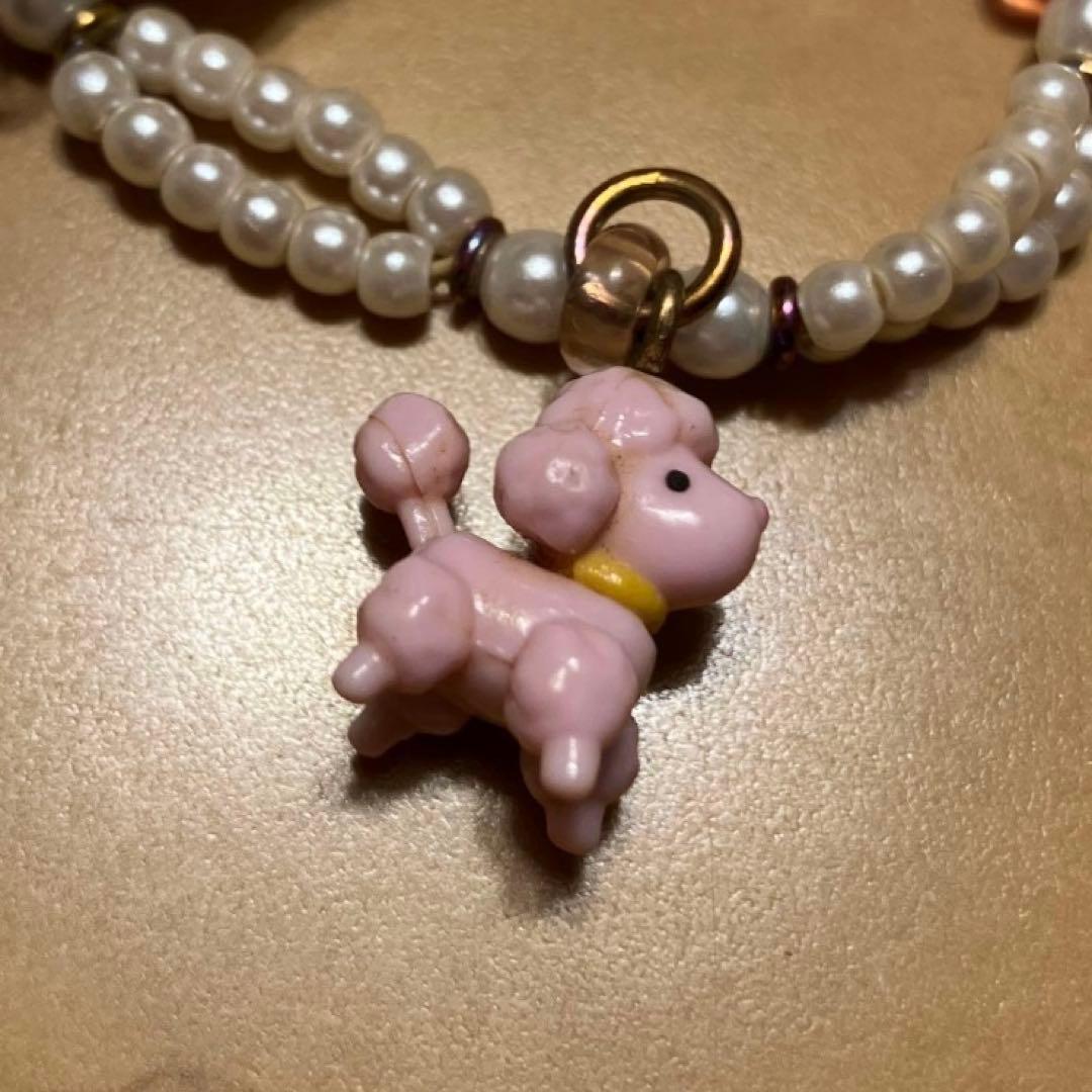 キティちゃんから貰いました！　キティプードル　薔薇　ブレスレット　2001年