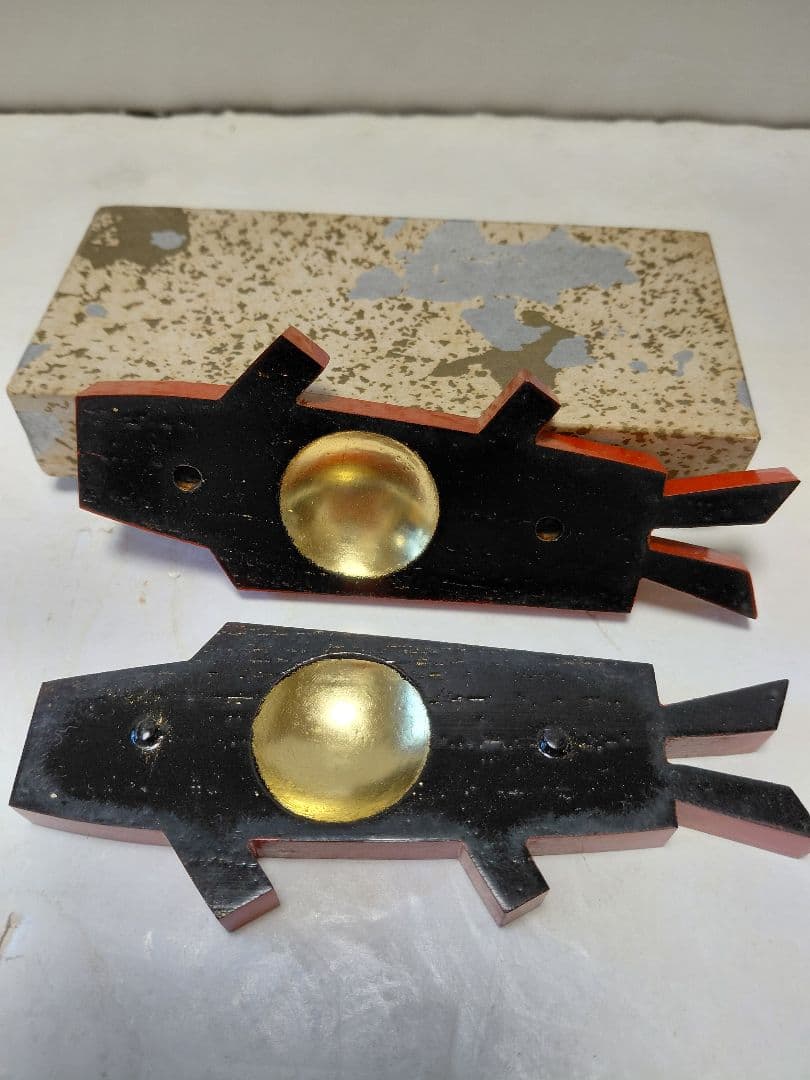 茶道具　鯉幟香合　こいのぼり香合　淡々斎好