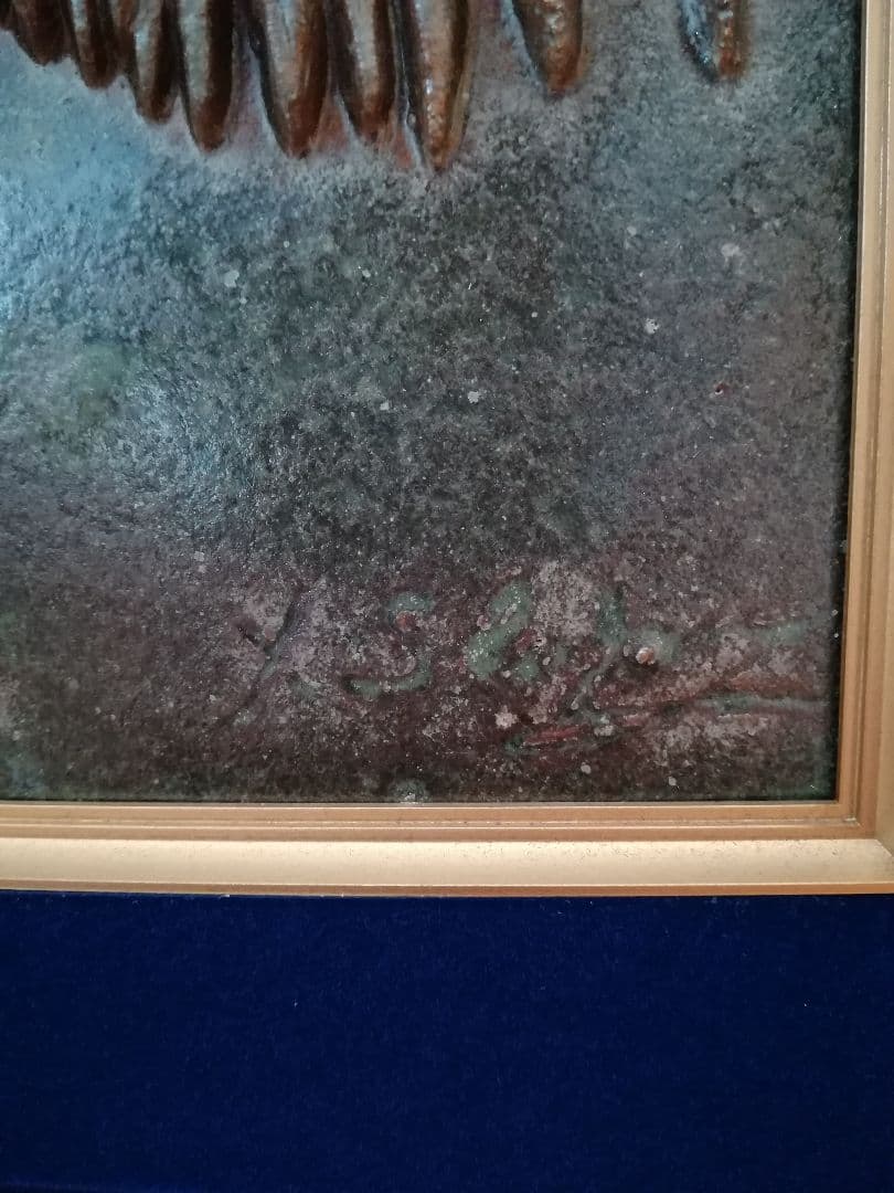 ✨鋳鉄製の鶏親子アートフレーム