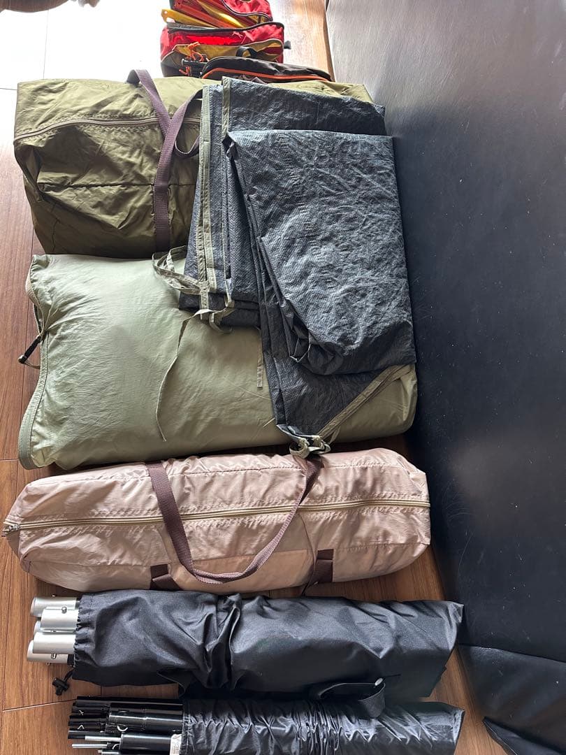 【引取限定】ロゴス Vポールテント タープ ポールセット LOGOS