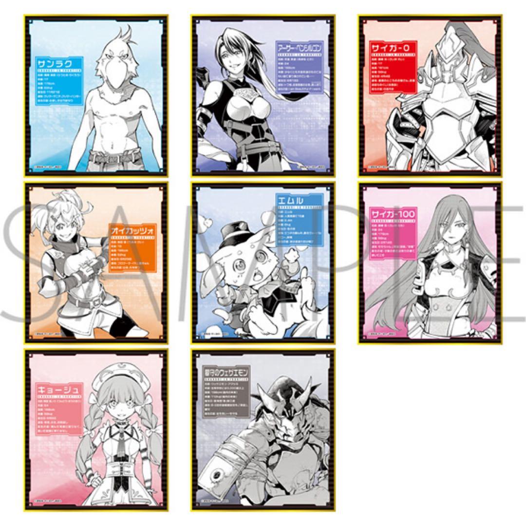 シャングリラフロンティア キャラバッジコレクション　ミニ色紙コレクション