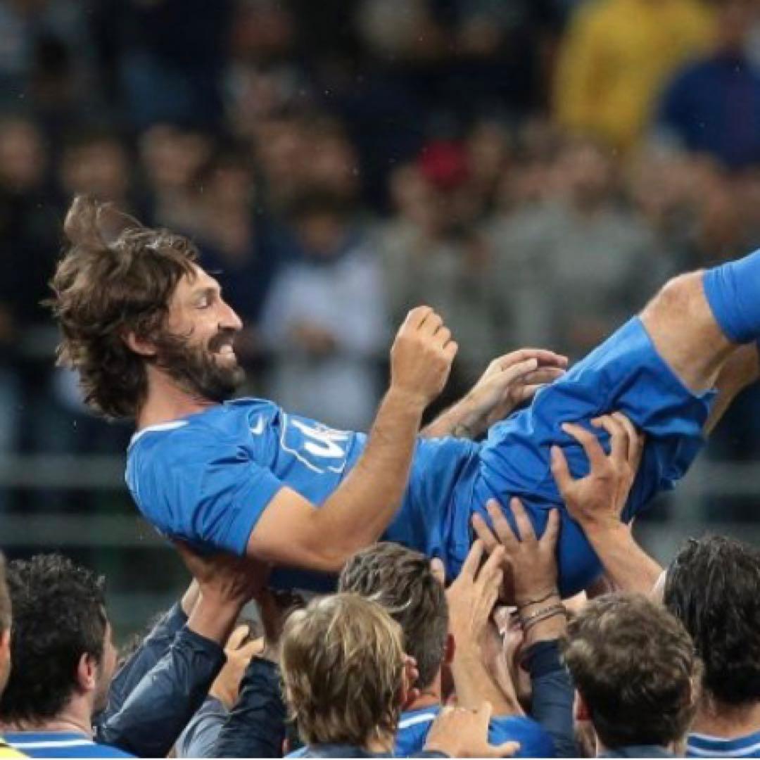 ICONS ユベントス 引退試合 ピルロ 直筆サイン支給品ユニフォーム ミラン