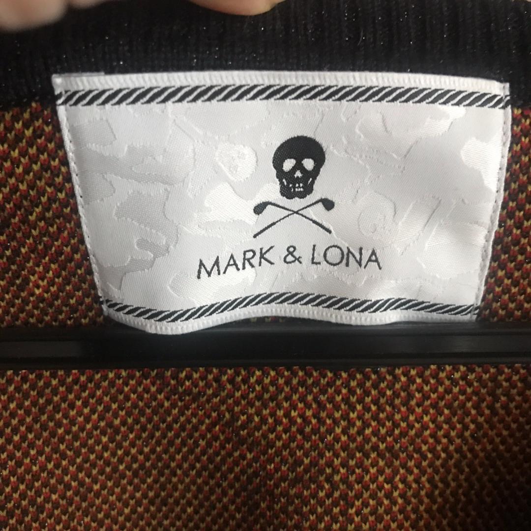 マークアンドロナ ニット セーター 星柄 レディース スカル