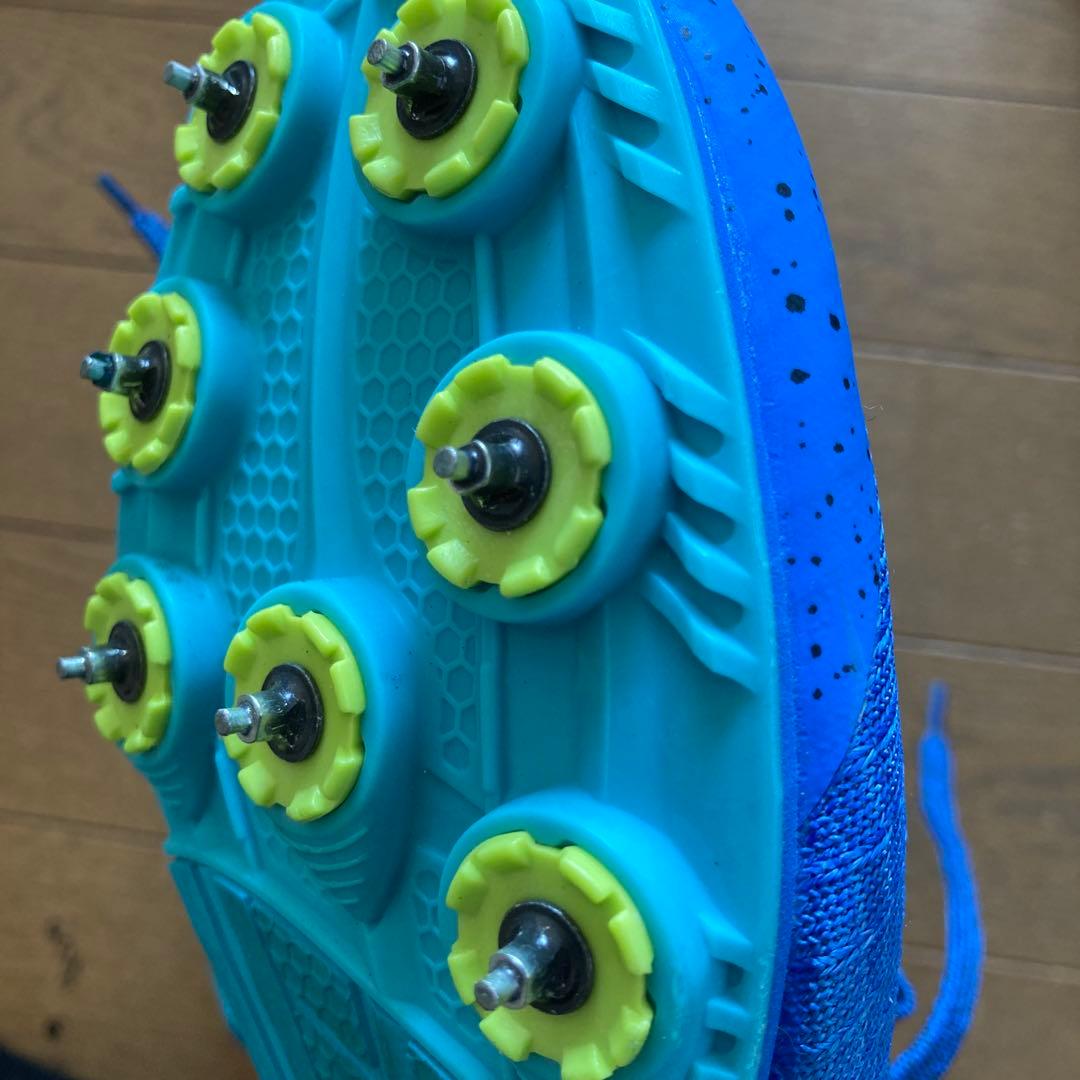 Mizuno 青 陸上シューズ スパイク付き