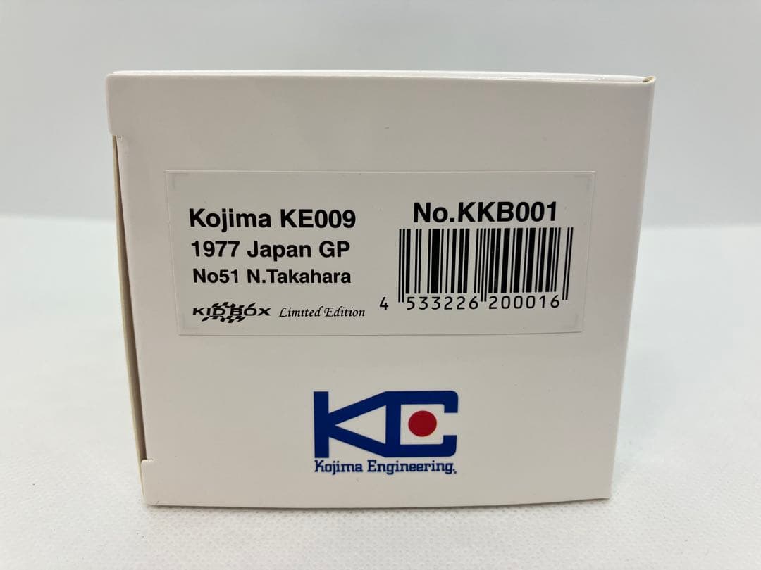 新品★コジマ KOJIMA KE009★高原敬武★1977F1日本GP★1/43