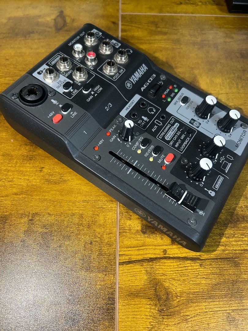 YAMAHA AG03MK2 ブラック オーディオインターフェース