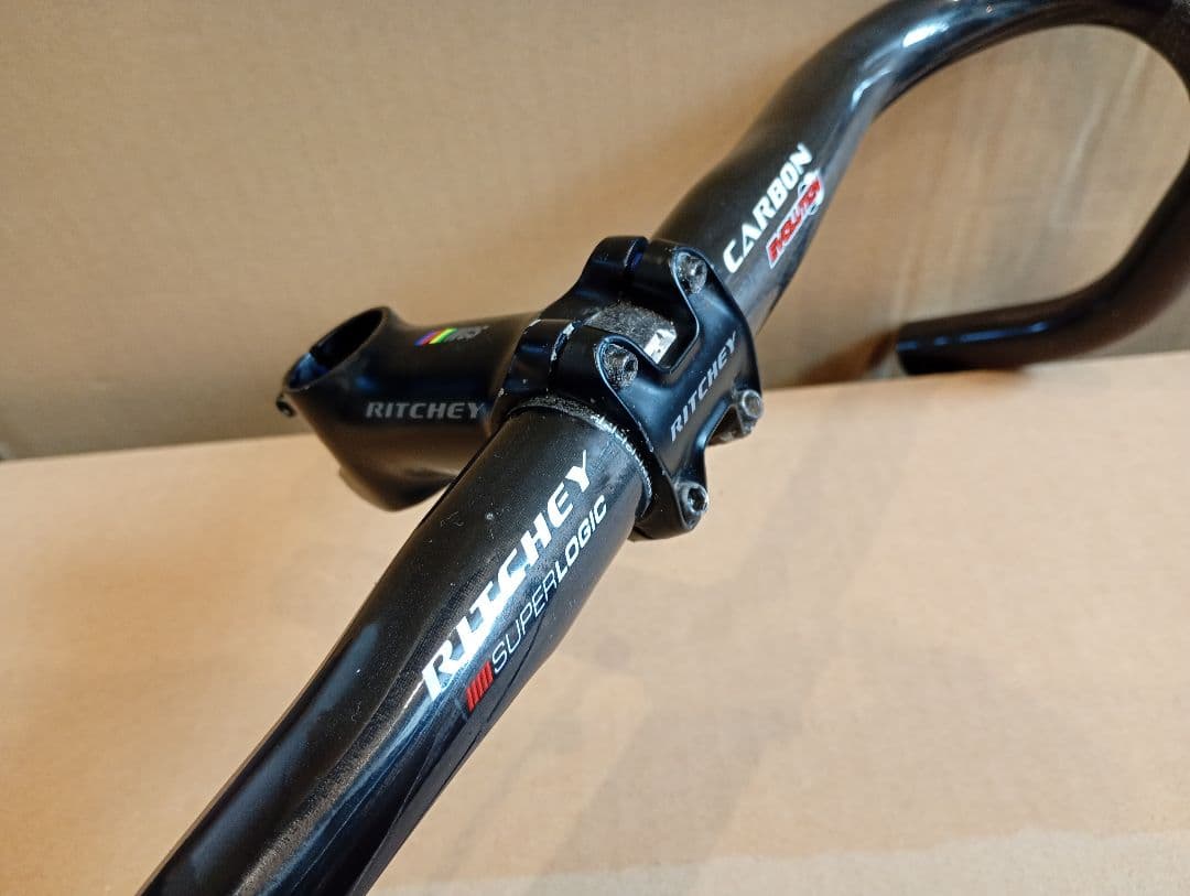 RITCHEY SUPERLOGIC カーボンハンドル　ステムつき