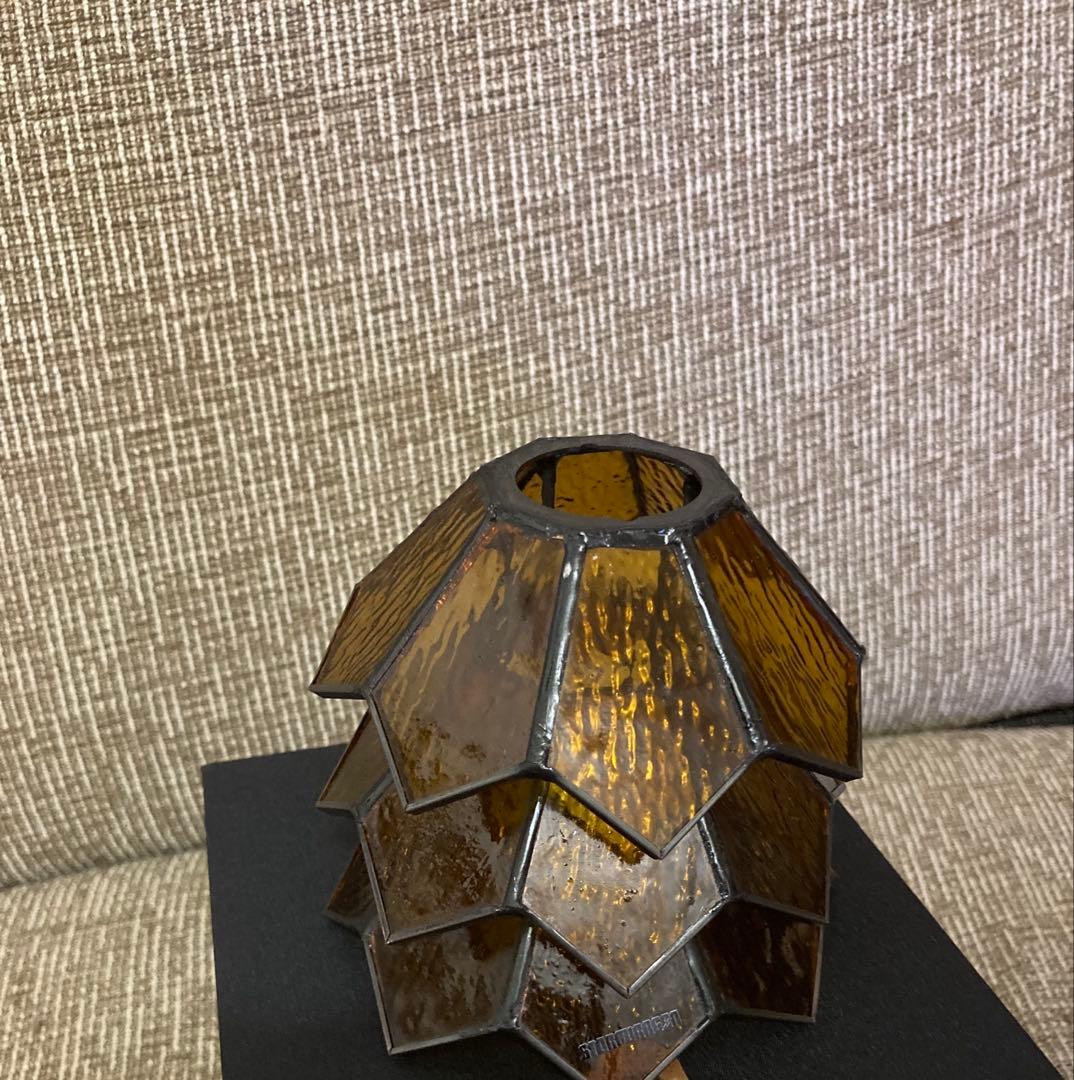 ゴールゼロ ガラスシェードsomabito ソマビト　逆鱗型ランタンシェード