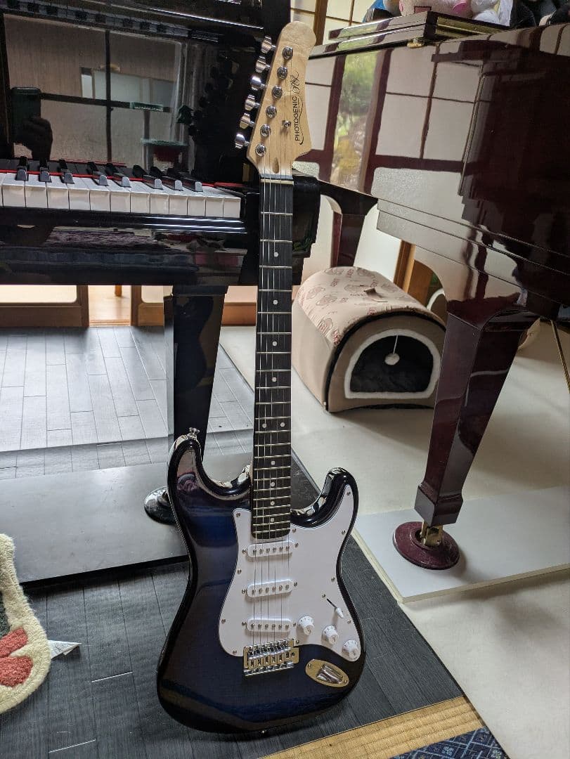 PHOTOGENIC ブルー　フォトジェニック　エレキギター
