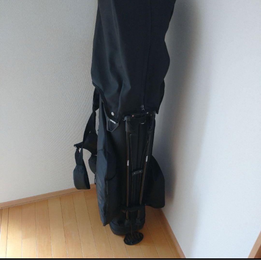 TFW49 ゴルフキャディーバック　ブラック×ブラック　希少カラー