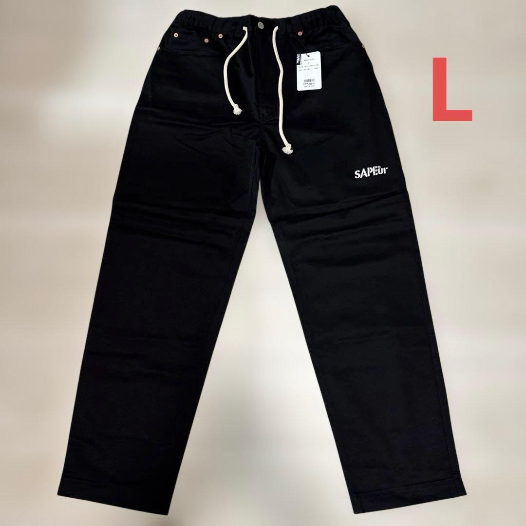 新品未使用　SAPEur サプール　スケートパンツMK3 L ブラック