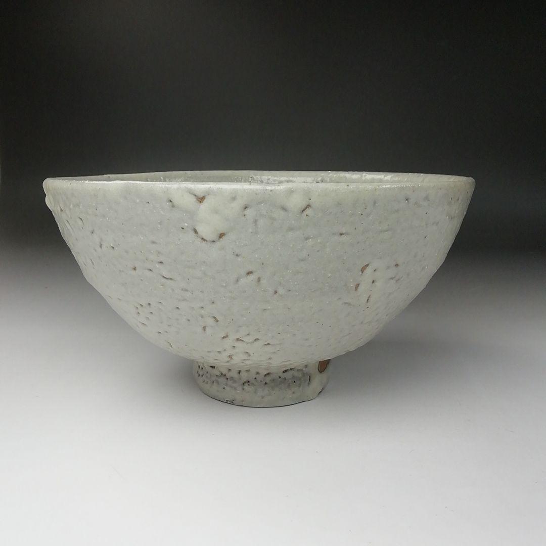 Ｔ２８７　茶碗　『井戸形茶碗』『吉川心水 作』　共箱　抹茶碗　茶道具