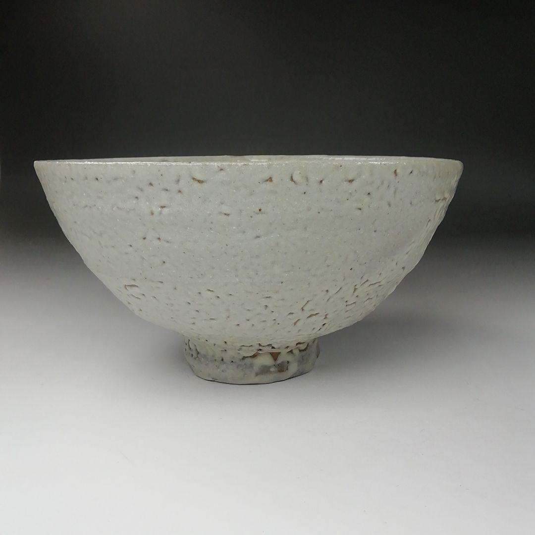 Ｔ２８７　茶碗　『井戸形茶碗』『吉川心水 作』　共箱　抹茶碗　茶道具