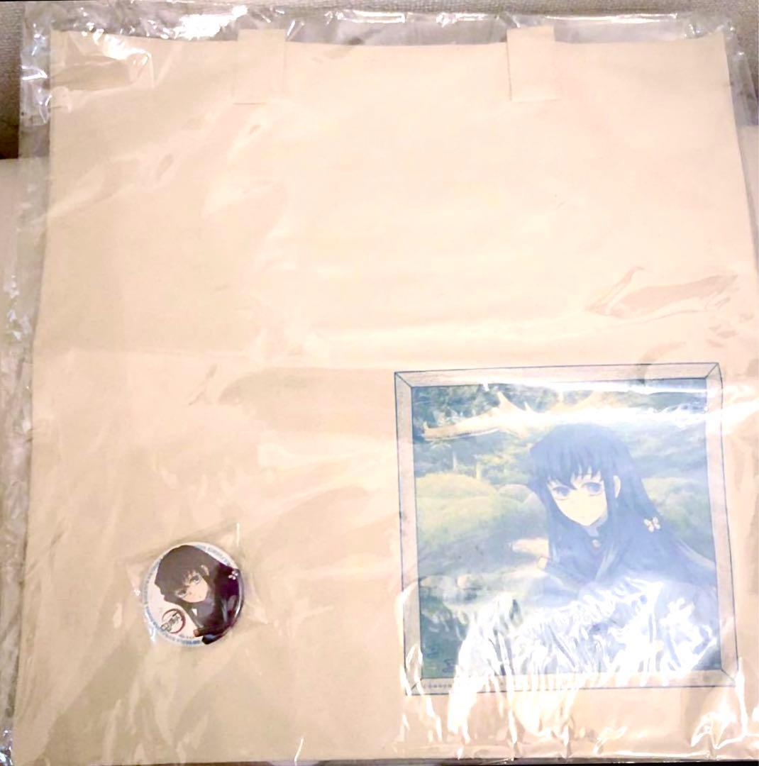 鬼滅の刃HIROMA開店記念グッズトートバッグ缶バッジ付き時透 無一郎希少新品