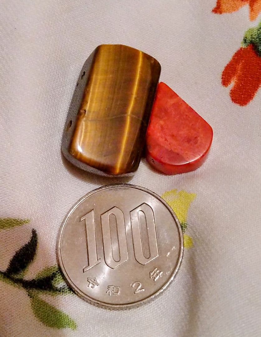 天然石 10個　アクアマリン タイガーアイ ソーザライト マラカイト サンゴ