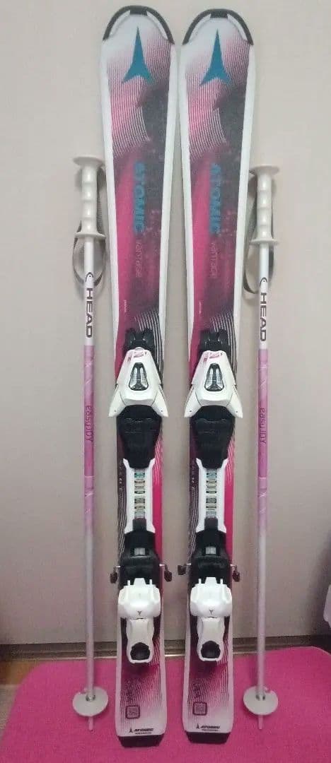 ATOMIC 110cm★ブーツ21−22★ストック ジュニアスキーセット