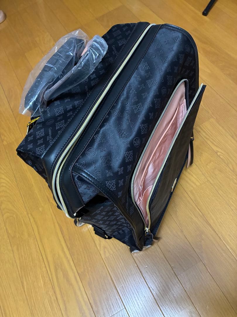 クリスチャンオリビエ はっ水ジャガード キャリーカート ブラック 36000円