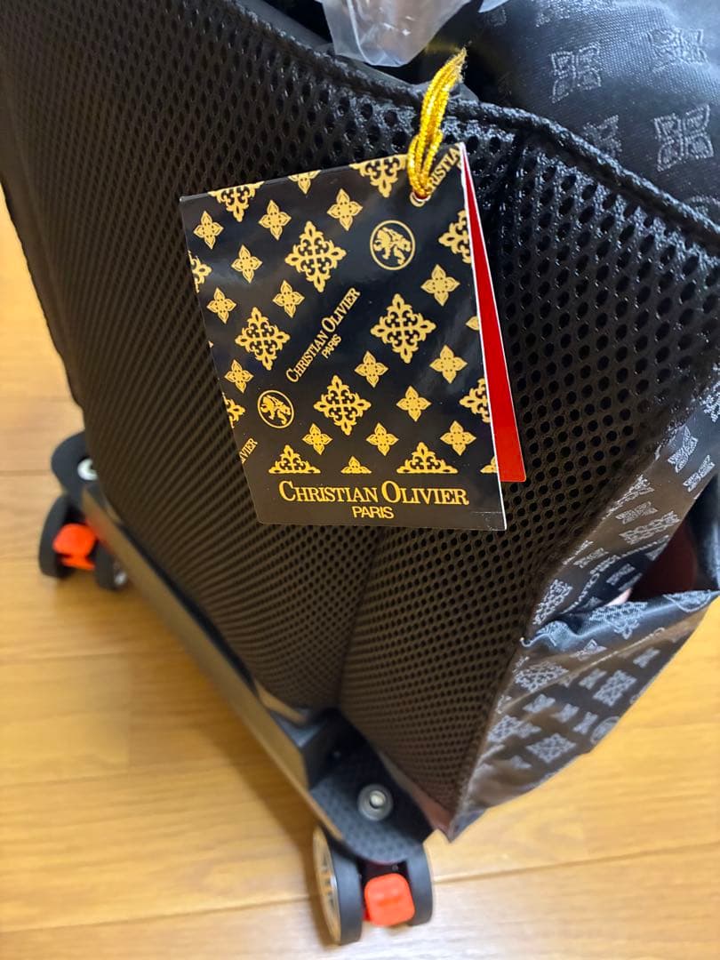 クリスチャンオリビエ はっ水ジャガード キャリーカート ブラック 36000円