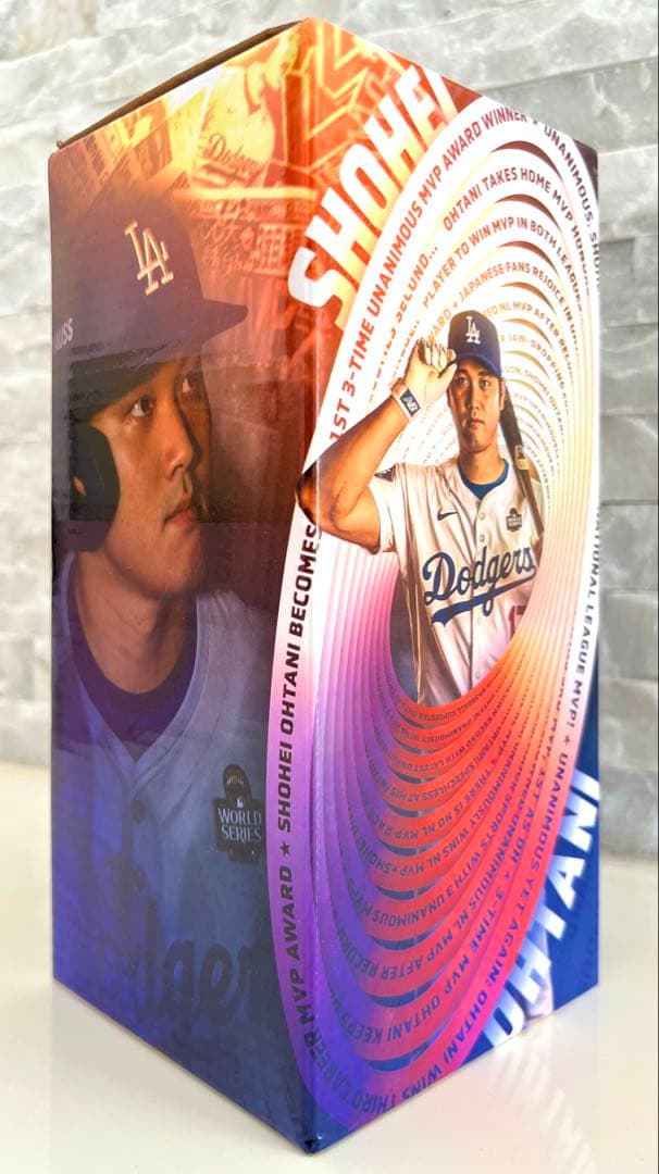 ★新品・未使用：世界に一つのレア逸品★大谷翔平2024MVPボブルヘッド粘土塗