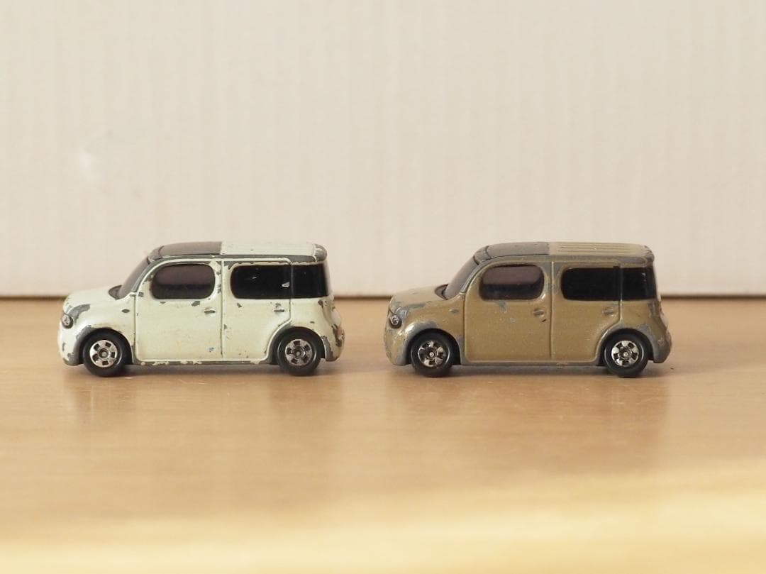 非売品 トミカ★日産 キューブ 8台セット カラーサンプル CUBE ミニカー