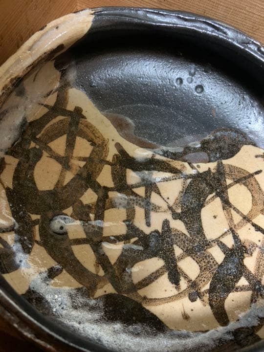 黒織部　鉢