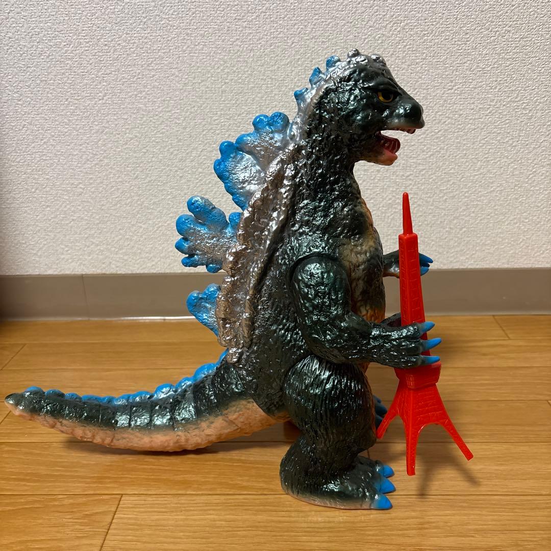 ブルマァク　Gゴジラ　ジャイアントゴジラ　ソフビ　レトロカラー　美品