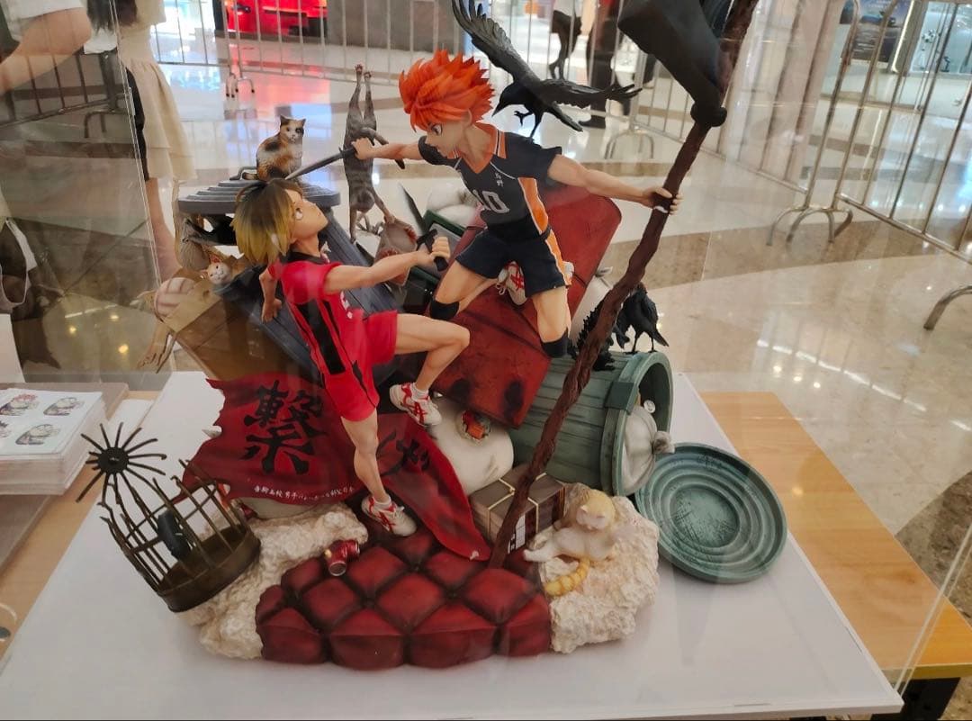 ハイキュー!! 日向翔陽VS孤爪研磨 ガレージキット ガレキ スタチュー①