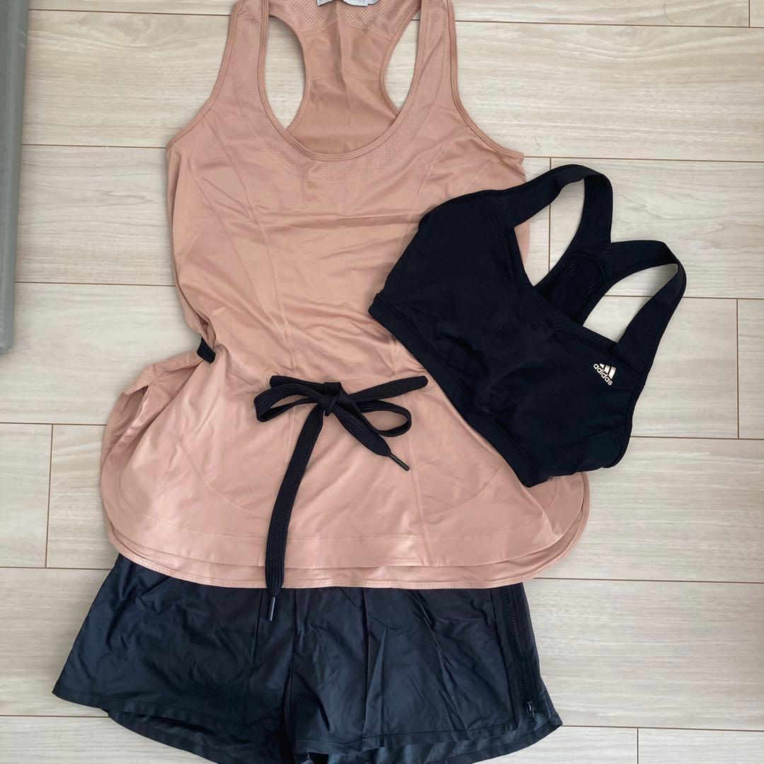 adidas ステラマッカートニー　ランニングウェアセット