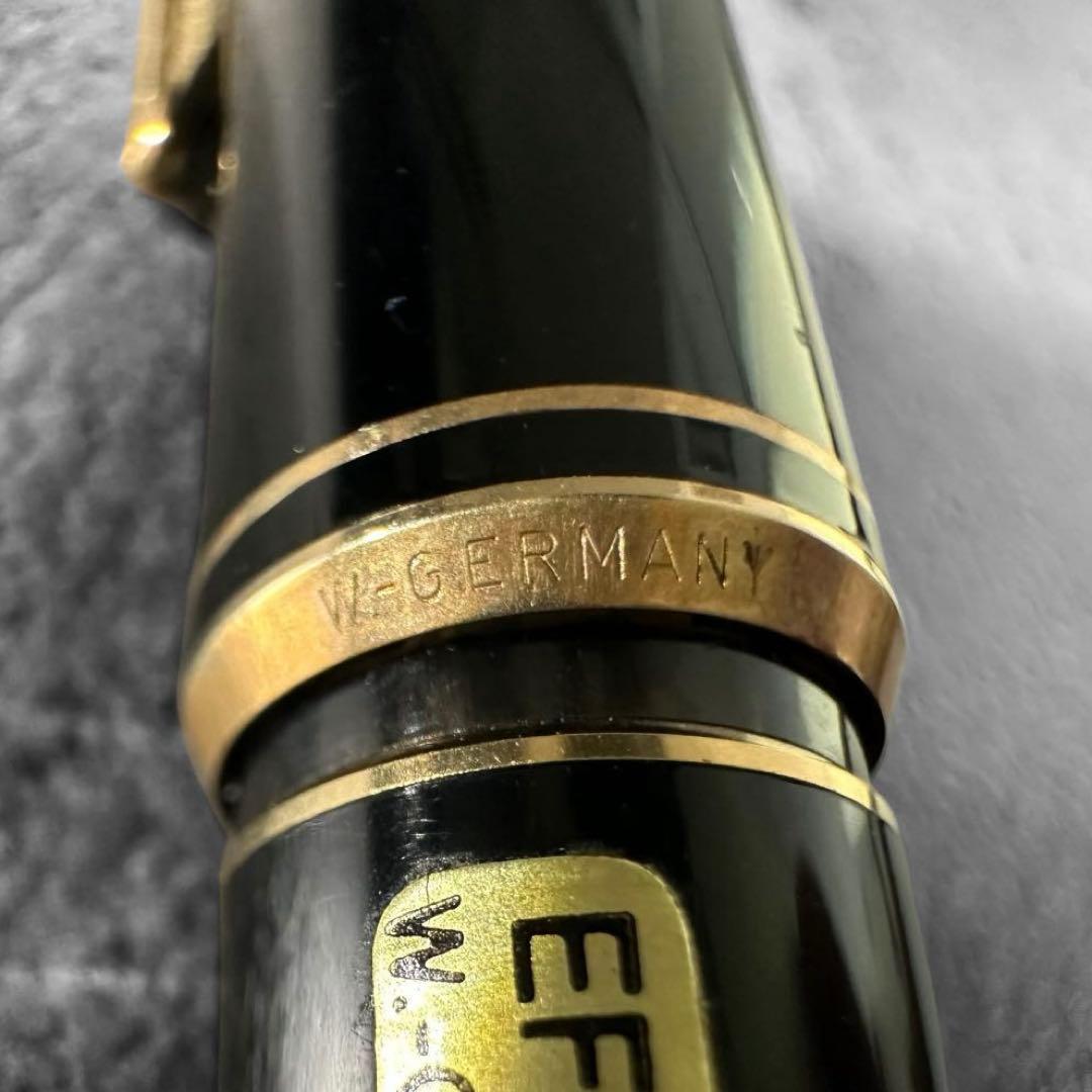 MONT BLANC 万年筆 14K/ct EF 585 w-germany