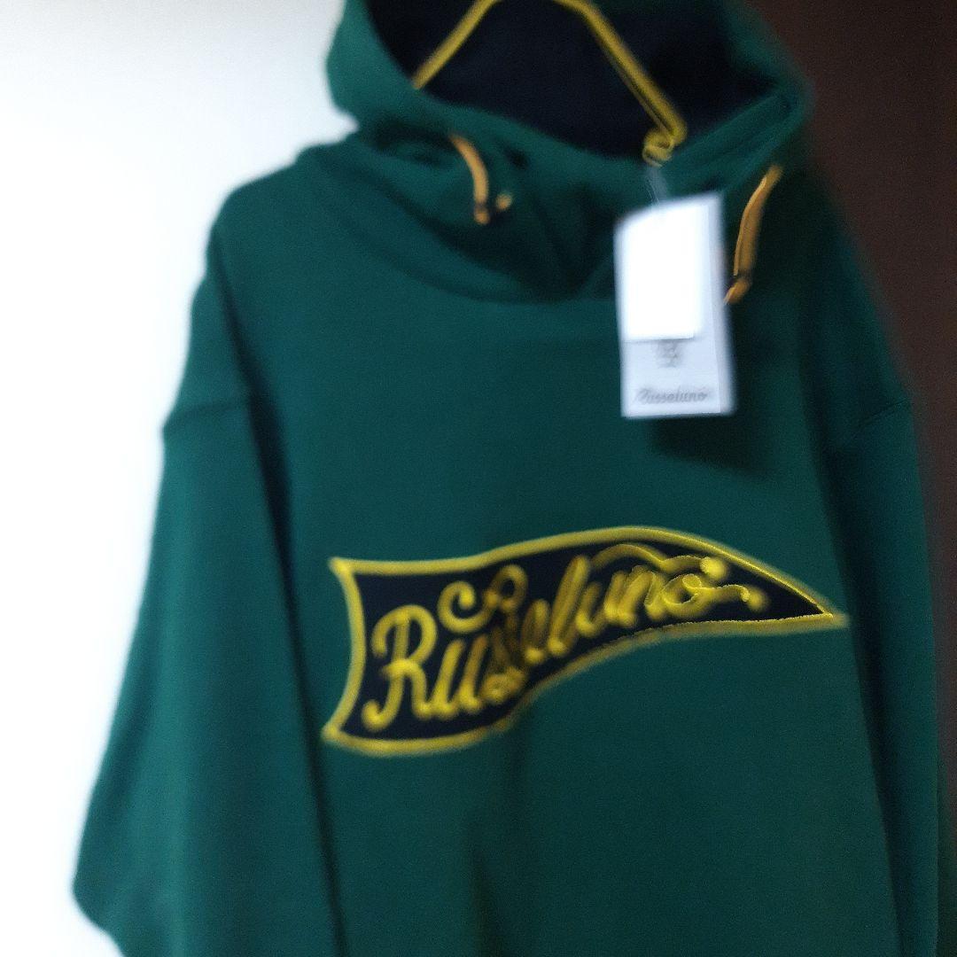 新品　ラッセルノ　Russeluno 刺繍ロゴパーカー　メンズゴルフ