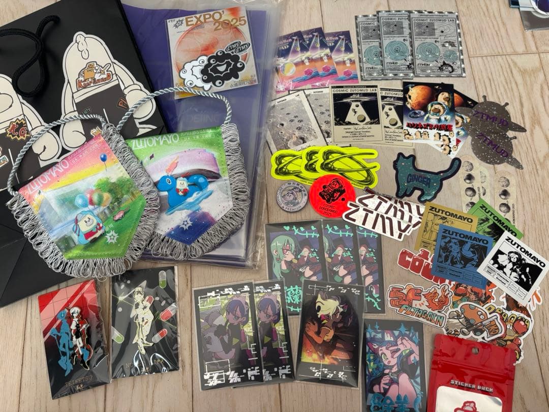 ずとまよ　グッズセット　ステッカー　ピンバッチ　チェキ　タオル