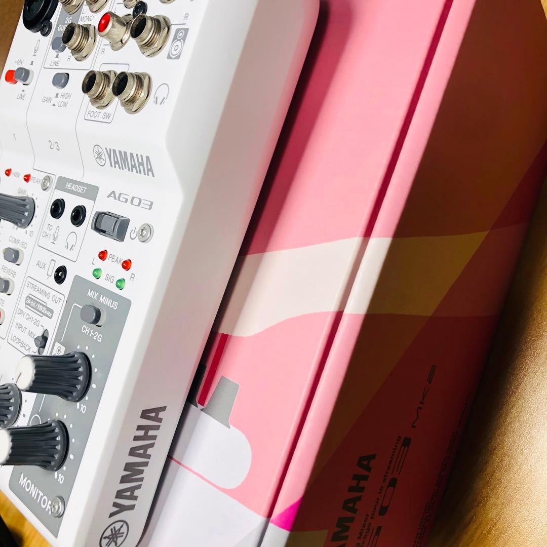 【美品】YAMAHA AG03 MK2 ライブストリーミングミキサー※動作確認済