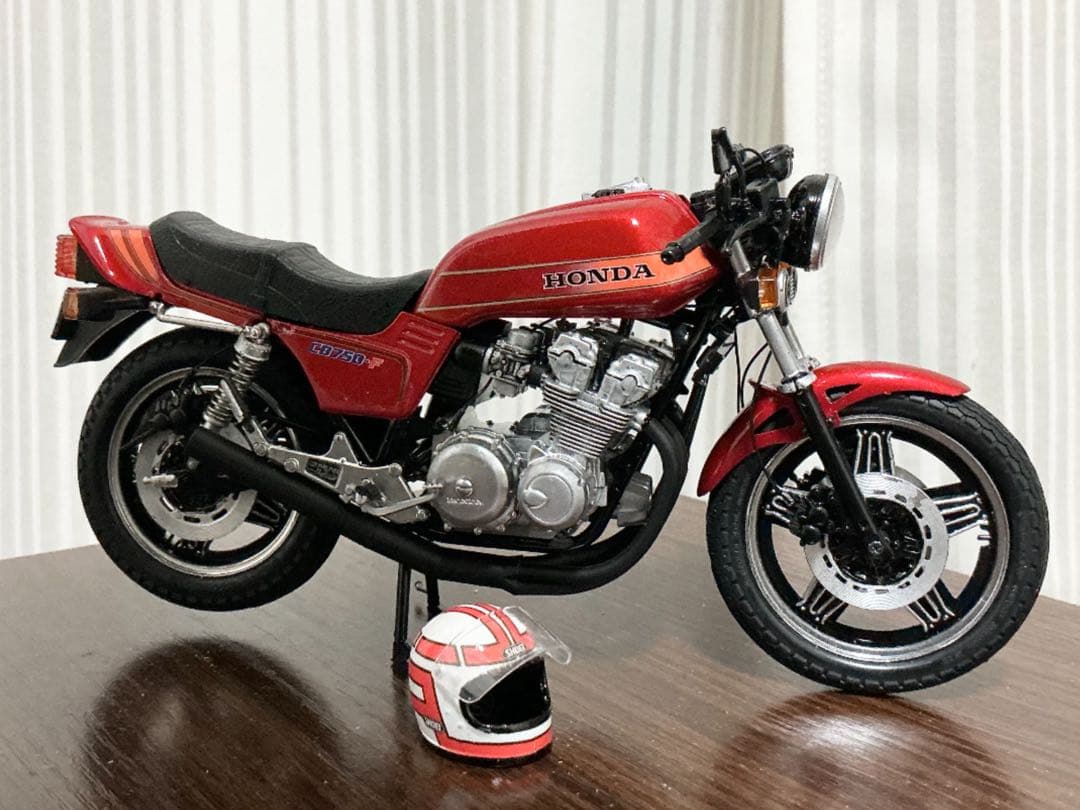 バリバリ伝説 巨摩郡CB750F 1/12プラモデル完成品