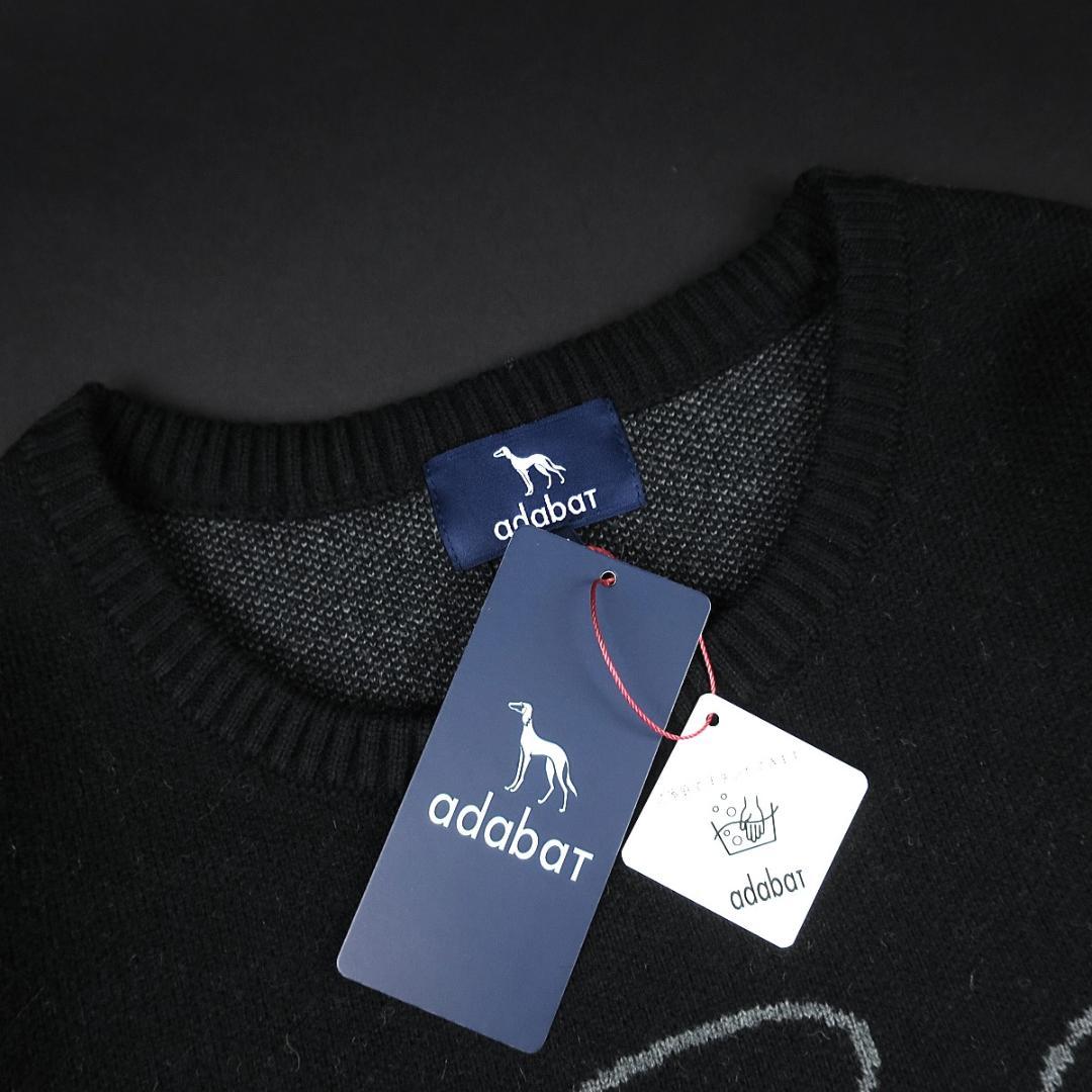 adabat 櫻井貴史コラボニットFlewlikeabird 黒 M