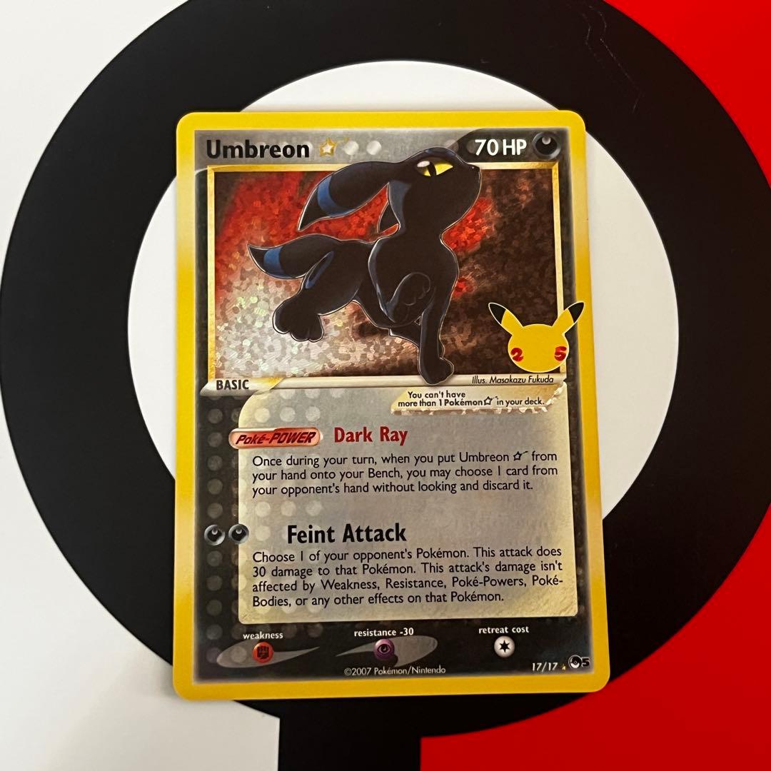 25th 海外版 英語 プロモカードセット(ブラッキー)【ポケモンカードゲーム】