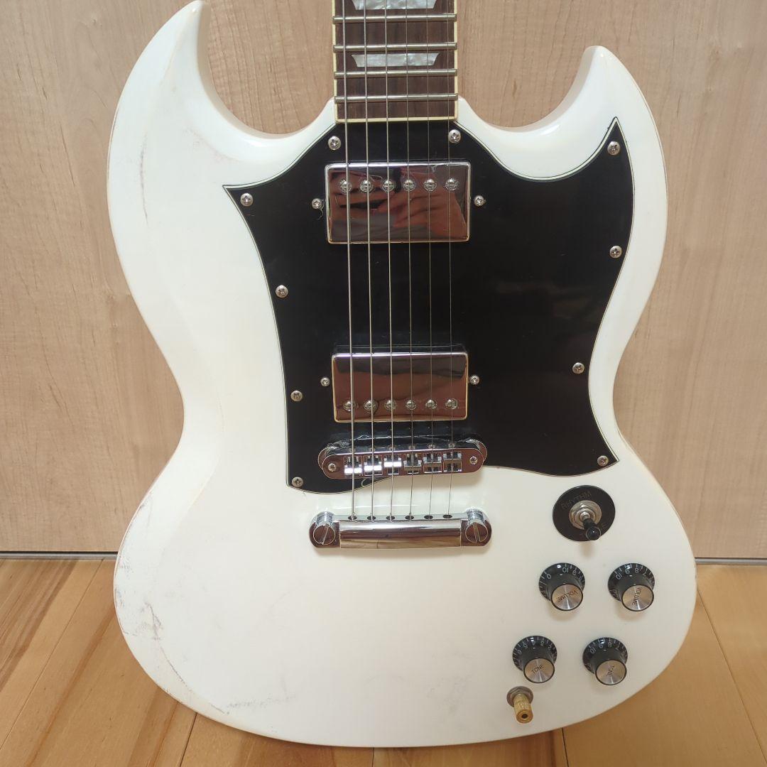 Blitz SGスタイル エレキギター ホワイト