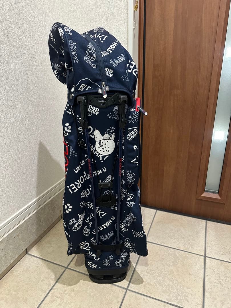 BEAMS GOLFスヌーピーコラボ　キャディバッグ