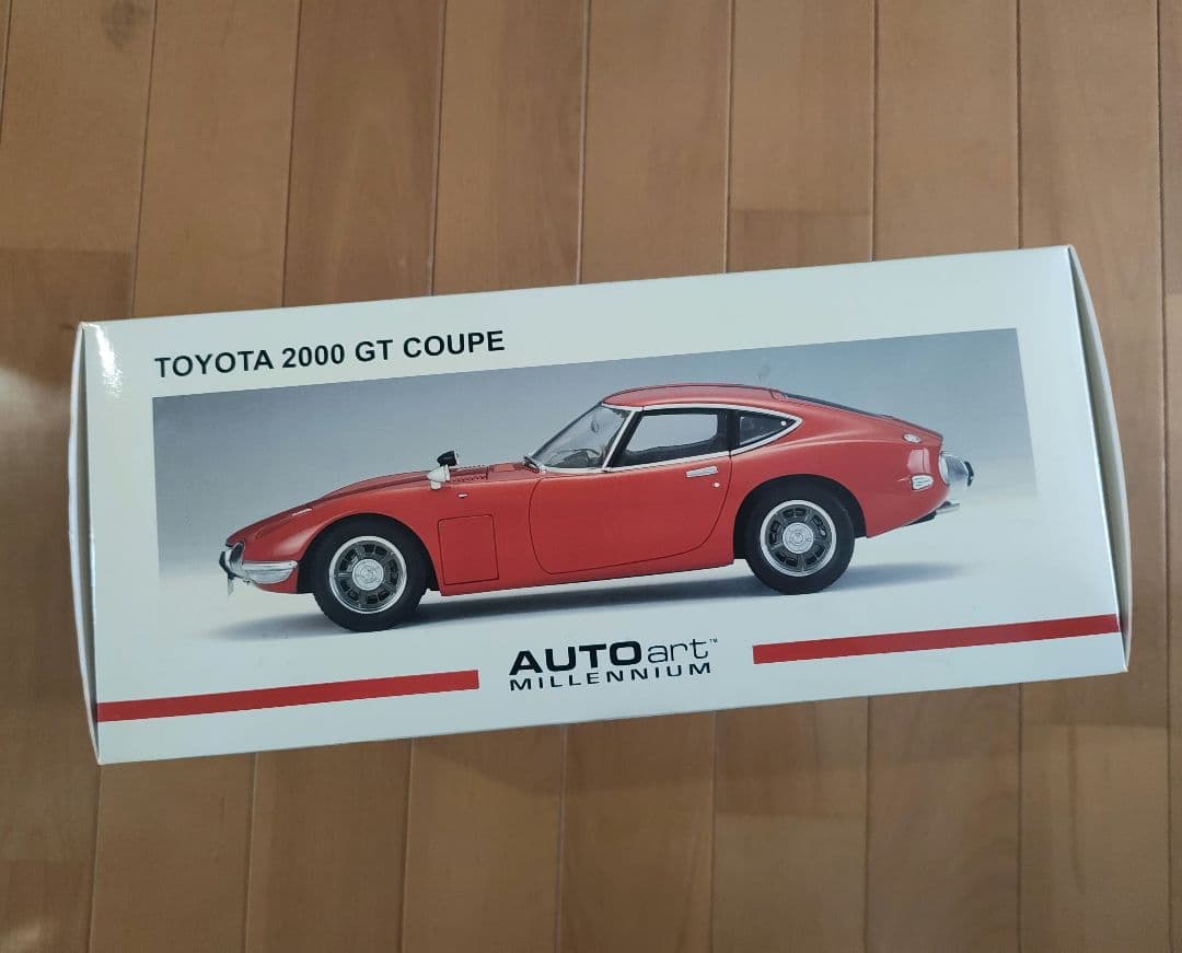 未開封　オートアート　トヨタ2000GT　赤色　1/18スケール